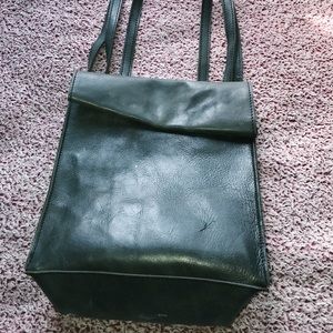 Brandy Melville faux leather backpack
